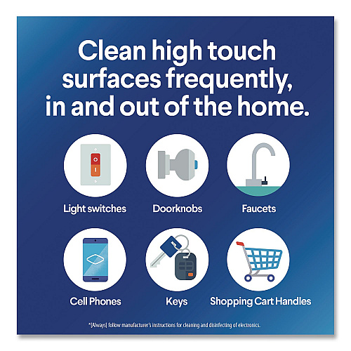 Clorox Scentiva Bleach Free Cleaning Wipes, 7.25 x 7, Coconut and Waterlilly, 75/Canister (60037PK)