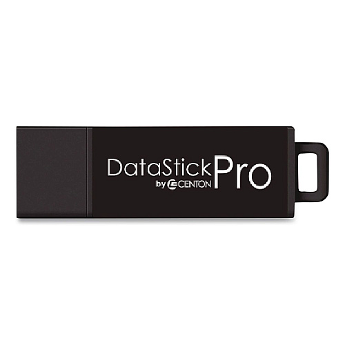 Centon DataStick Pro USB 3.2 Type A Flash Drive, 8 GB, Black, 10/Pack (C1U3P68G10B)