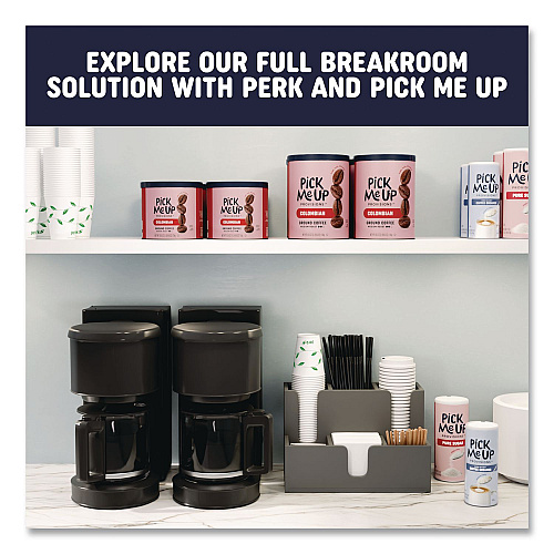 Pick Me Up Provisions Ground Coffee, Medium Roast, 40.3 oz Canister (PM63308)