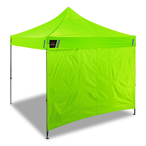 ergodyne SHAX 6194 Pop-Up Tent Sidewall, 10 ft x 10 ft, Polyester, Lime (12921)