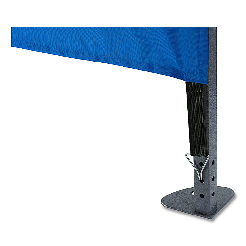 ergodyne SHAX 6055 Heavy-Duty Pop-Up Tent Kit - Solid Sidewalls, Single Skin, 10 ft x10 ft, Polyester/Steel, Blue (12954)