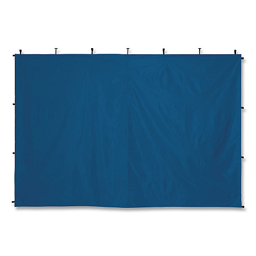 ergodyne SHAX 6055 Heavy-Duty Pop-Up Tent Kit - Solid Sidewalls, Single Skin, 10 ft x10 ft, Polyester/Steel, Blue (12954)