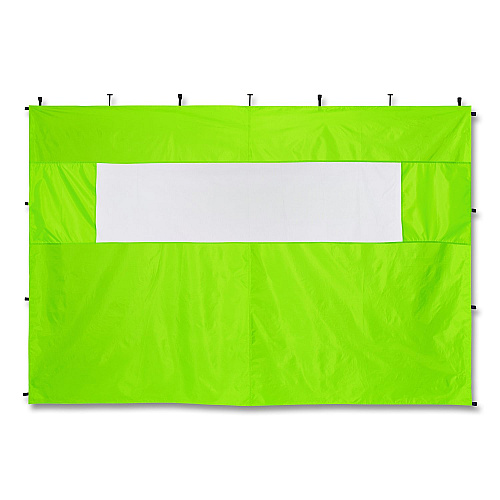 ergodyne SHAX 6056 Heavy-Duty Pop-Up Tent Kit - Mesh Windows, Single Skin, 10 ft x 10 ft, Polyester/ Steel, Lime (12956)