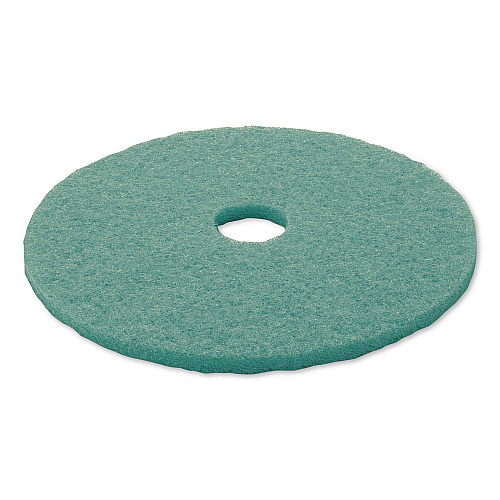 3M Ultra High-Speed Floor Burnishing Pads 3100, 24" Diameter, Aqua, 5/Carton (17438)