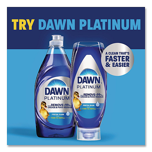 Dawn Ultra Dishwashing Liquid Refill Jug, Unscented, 51.5 oz Jug, 2/Carton (23262)