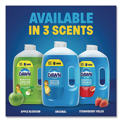 Dawn Ultra Dishwashing Liquid Refill Jug, Unscented, 51.5 oz Jug, 2/Carton (23262)