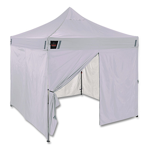 ergodyne SHAX 6058 Pop-Up Tent Sidewall Kit, 10 ft x 10 ft, Polyester, White (12973)