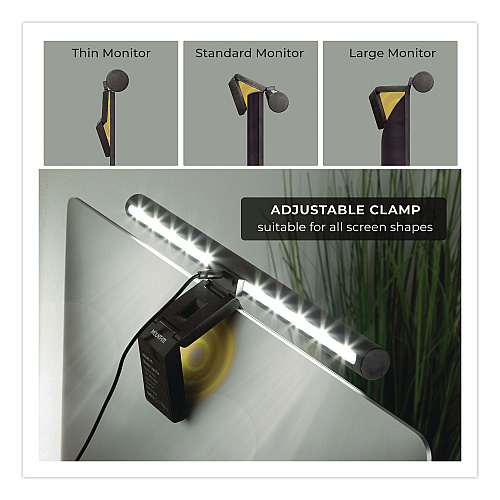 MOUNT-IT! Monitor Light Bar, Black (TS7010)