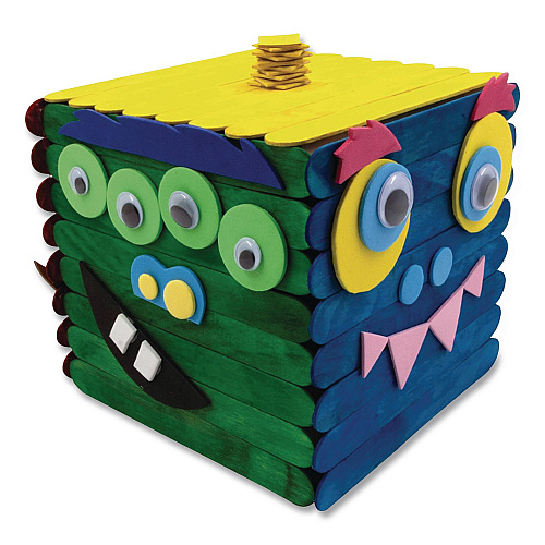 Creativity Street Wiggle Eyes, 0.39", Black, 50/Pack (824556)