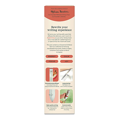 Lifelines Essential Oil Blends Pen Diffuser, Apple Crisp Scent, White (LL123125)