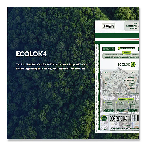 CONTROLTEK ECOLOK 4 Deposit Bag, Plastic, 15 x 20, Clear, 500/Carton (585609)