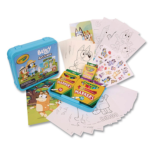 Crayola Bluey Art Case, 75 Pieces (042964)