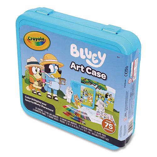 Crayola Bluey Art Case, 75 Pieces (042964)