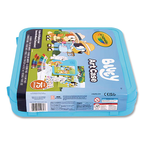 Crayola Bluey Art Case, 75 Pieces (042964)