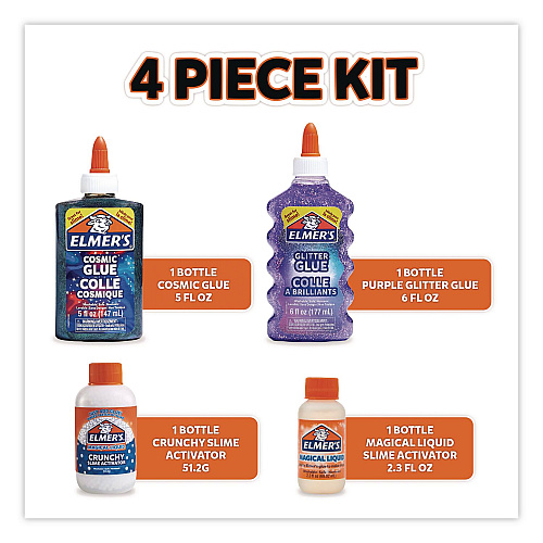 Elmer's Eclipse Slime Kit, Assorted Colors, 4 Pieces (2223185)