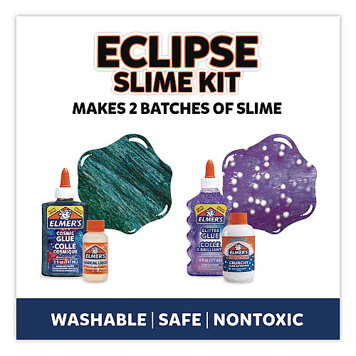 Elmer's Eclipse Slime Kit, Assorted Colors, 4 Pieces (2223185)