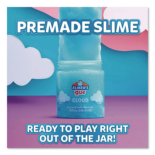 Elmer's Gue Premade Cloud Slime, Blue/Pink, 2/Pack (2223188)