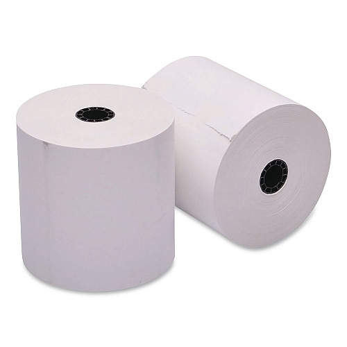 Domtar Thermal POS Receipt Rolls, 3.12" x 165 ft, White, 50/Carton (90780203)