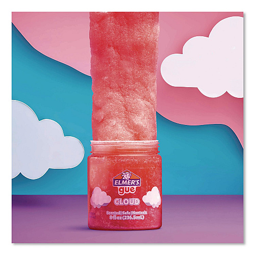 Elmer's Gue Premade Cloud Slime, Blue/Pink, 2/Pack (2223188)