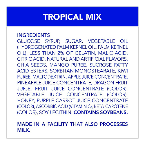Hi-Chew Stand Up Pouch Tropical Mix, 12.7 oz Pouch, 2/Carton (22002810)