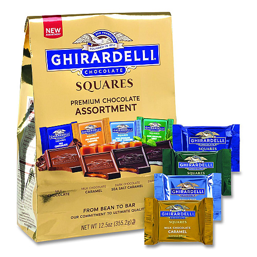 Ghirardelli Premium Chocolate Assorted XL Bag, 12.5 oz Bag (22002814)
