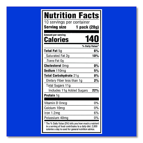 Nabisco Mini Oreo's, Chocolate,1 oz Bag, 10 Bags/Box, 2 Boxes/Carton (22002854)
