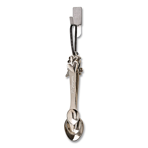 Command Small Stainless Steel Metal Hooks, Metal, Silver, Supports 0.5 lb, 4/Pack (17031SS4ESF)