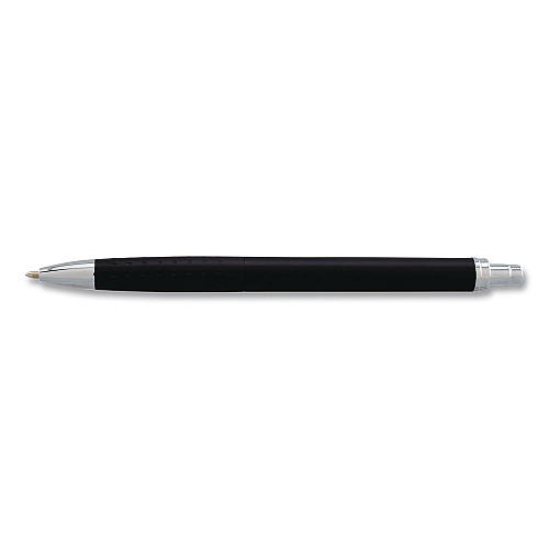 Pentel GlideWrite Executive Hybrid Gel Pen, Retractable, Medium 1 mm, Black Ink, Black/Silver Barrel, 3/Pack (BX970ABP3A)