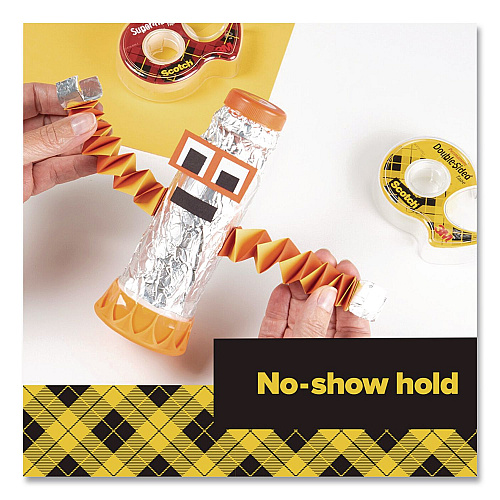Scotch Double-Sided Permanent Tape in Handheld Dispenser, 1" Core, 0.5" x 11.11 yds, Clear, 2/Pack (137DM2)
