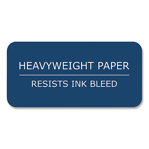 Roaring Spring Heavyweight BioBased Filler Paper, Side: 3-Hole, 8.5 x 11, Medium/College Rule, 100/Pack (13986)