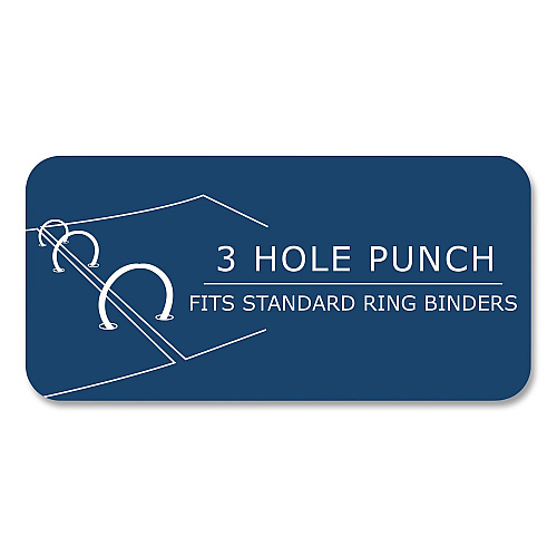 Roaring Spring Heavyweight BioBased Filler Paper, Side: 3-Hole, 8.5 x 11, Medium/College Rule, 100/Pack (13986)