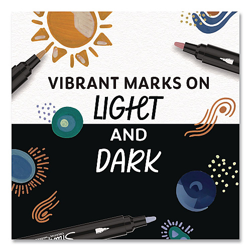 Sharpie Water-Based Paint Markers, Bullet Tip, Assorted Warm Tone Colors, 12/Pack (2221937)