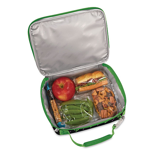 Thermos Minecraft Insulated Soft Lunch Bag, 9.5 x 3.75 x 7.5, Black/Green/Multicolor (K225055006ST)
