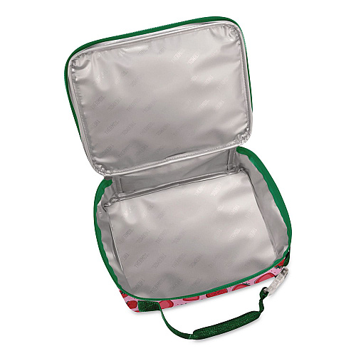 Thermos Kids Strawberry Smiles Insulated Lunch Bag, 9.5 x 3.75 x 7.5, Red Strawberry Print (N225017006ST)