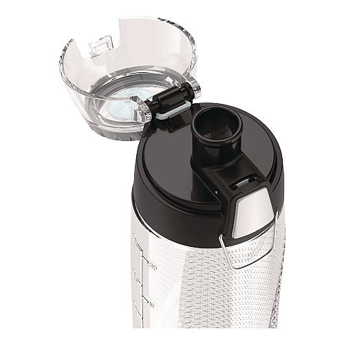 Thermos Tritan Plastic Hydration Water Bottle with Meter, 24 oz, Clear (THRHP4100CL6)