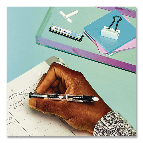 Paper Mate Clear Point Mechanical Pencil, 0.7 mm, HB #2, Black Lead, Blue Barrel (56043EA)
