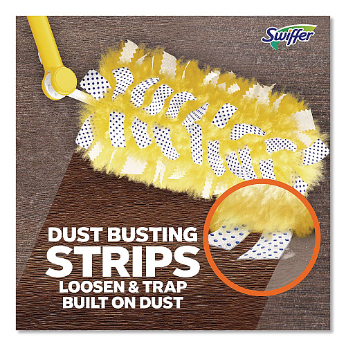 Swiffer 360 Heavy Duty Extendable Starter Dusting Kit, 3 Refills and One 6" to 3 ft Pole, 4 Kits/Carton (89114CT)