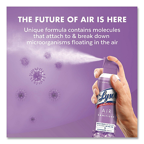 LYSOL Brand Air Sanitizer Spray, Lavender Sky Scent, 10 oz Aerosol Spray (56348EA)