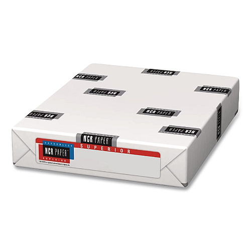 NCR Paper Superior Carbonless Paper, 2-Part, 8.5 x 11, Canary/White, 250 Sets/Ream, 10 Reams/Carton (5887NCASE)