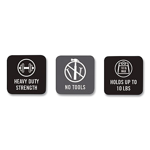 Velcro Professional Series High-Strength Hook-and-Loop Roll Fastener, 1" x 15 ft, Black (31305)
