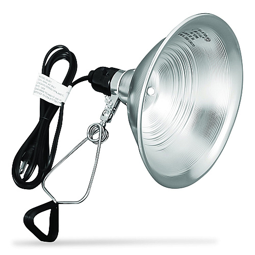 GoGreen Power Clamp Lights, E26 Bulb, 7 x 8.5 x 8.5, Gray (GG34906)