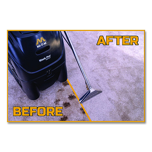 Mi-T-M Work Pro 6 Gallon Heated Carpet Extractor, 6 gal Capacity, 0.5 ft Cord (FCX06H0M)