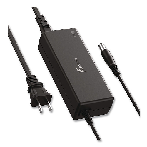 j5create Power Adapter for Dell Inspiron/Latitude Laptops, Black (JUP1090D)
