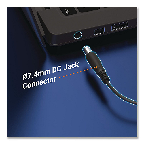 j5create Power Adapter for Dell Inspiron/Latitude Laptops, Black (JUP1090D)