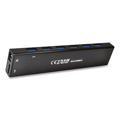 j5create 7-Port USB 3.0 Hub, Black (JUH377)