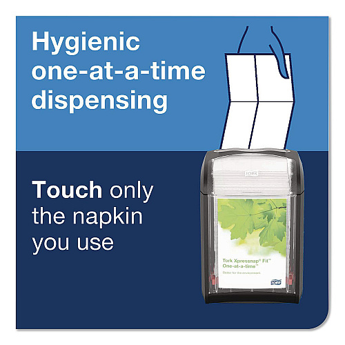 Xpressnap Fit Interfold Dispenser Napkins, 2-Ply, 6.5 x 8.4, White, 720/Pack, 6 Packs/Carton