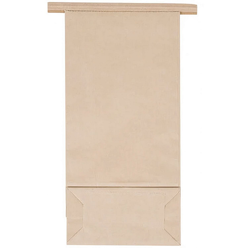 Stand-Up Window Bakery Bag, 4.75 x 2.5 x 9.5, Natural, 500/Carton
