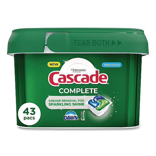 Cascade ActionPacs, Fresh Scent, 20 oz Tub, 43/Tub (21700PK)