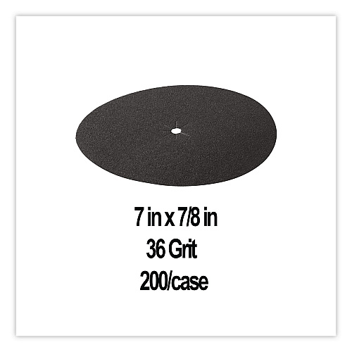 Regalite Floor Surfacing Discs, 7" Diameter x 0.88", 200/Carton