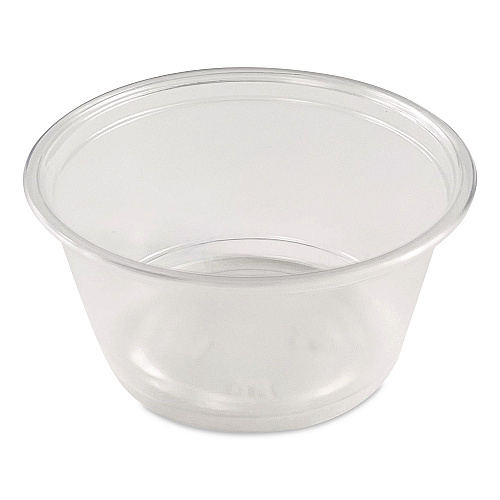 AmerCareRoyal Portion Cups, 2 oz, Clear, 100/Pack, 25 Packs/Carton (60003018)